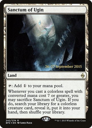 Sanctum of Ugin [Battle for Zendikar Prerelease Promos] | Cracking-Singles