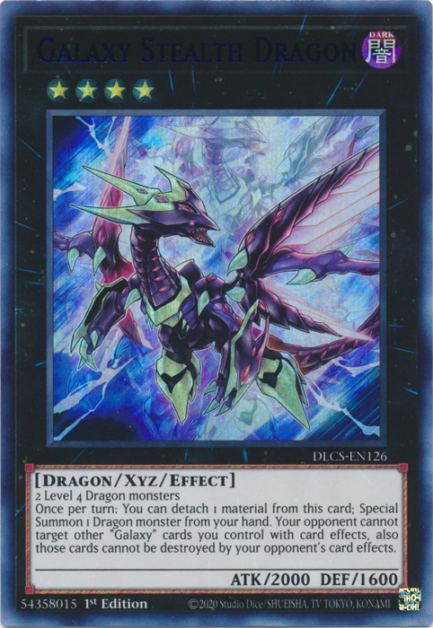 Galaxy Stealth Dragon (Blue) [DLCS-EN126] Ultra Rare | Cracking-Singles