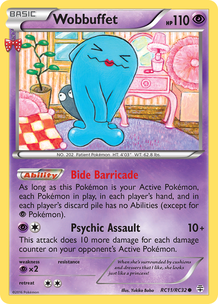 Wobbuffet (RC11/RC32) [XY: Generations] | Cracking-Singles