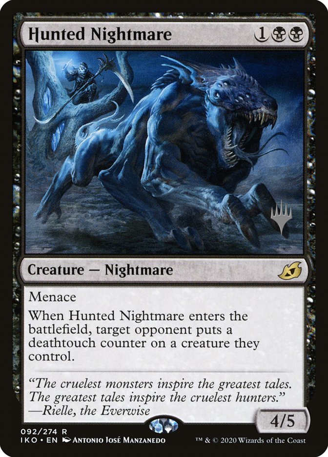 Hunted Nightmare (Promo Pack) [Ikoria: Lair of Behemoths Promos] | Cracking-Singles