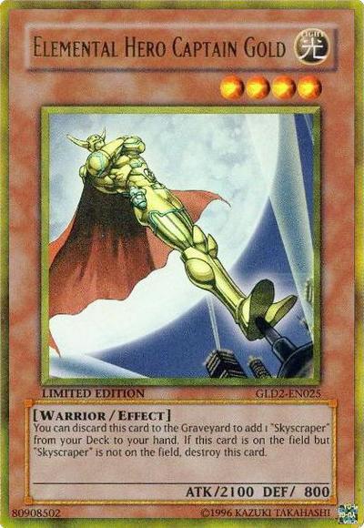 Elemental Hero Captain Gold [GLD2-EN025] Ultra Rare | Cracking-Singles