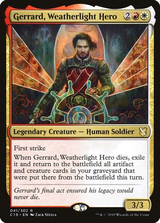 Gerrard, Weatherlight Hero [Commander 2019] | Cracking-Singles