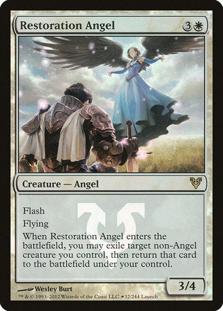 Restoration Angel [Avacyn Restored Promos] | Cracking-Singles