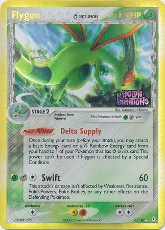 Flygon (7/110) (Delta Species) (Stamped) [EX: Holon Phantoms] | Cracking-Singles