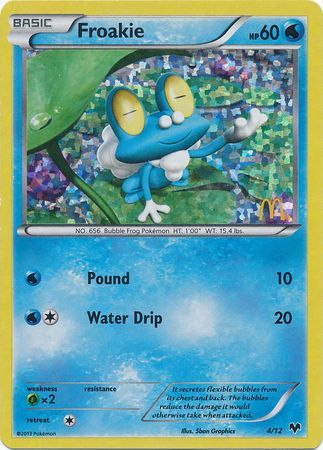 Froakie (4/12) [McDonald's Promos: 2014 Collection] | Cracking-Singles