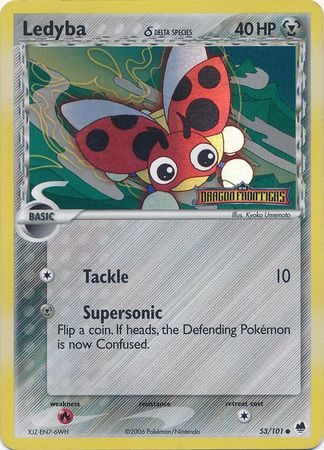 Ledyba (53/101) (Delta Species) (Stamped) [EX: Dragon Frontiers] | Cracking-Singles