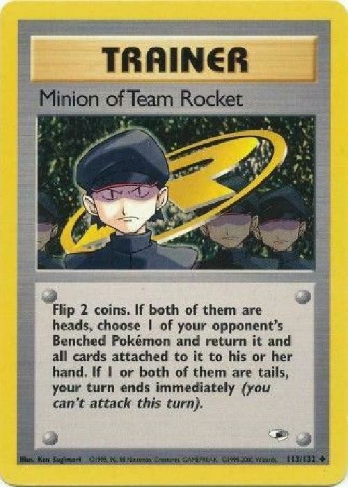 Minion of Team Rocket (113/132) [Gym Heroes Unlimited] | Cracking-Singles