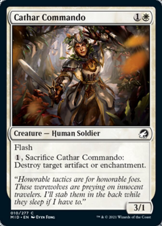 Cathar Commando [Innistrad: Midnight Hunt] | Cracking-Singles