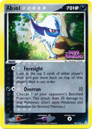 Absol (18/110) (Stamped) [EX: Holon Phantoms] | Cracking-Singles