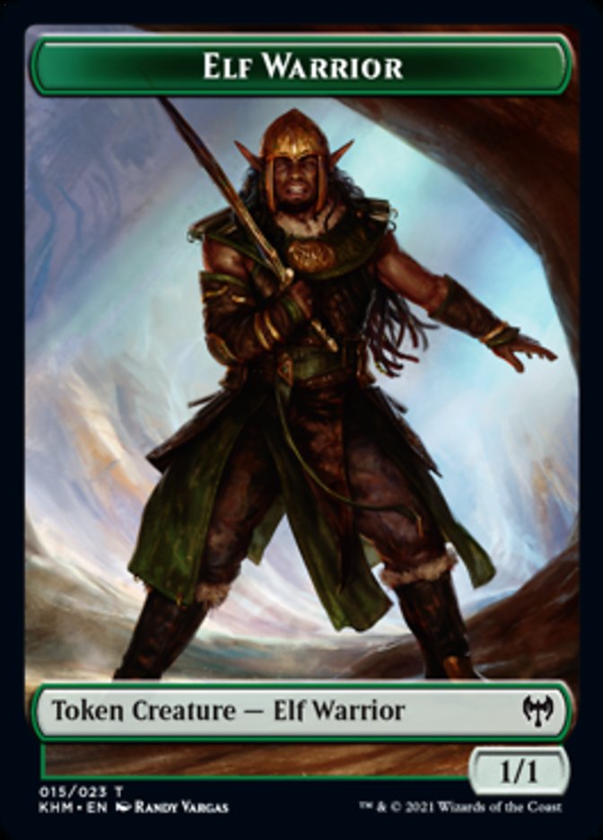 Elf Warrior Token [Kaldheim] | Cracking-Singles