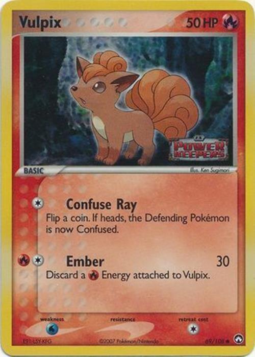 Vulpix (69/108) (Stamped) [EX: Power Keepers] | Cracking-Singles