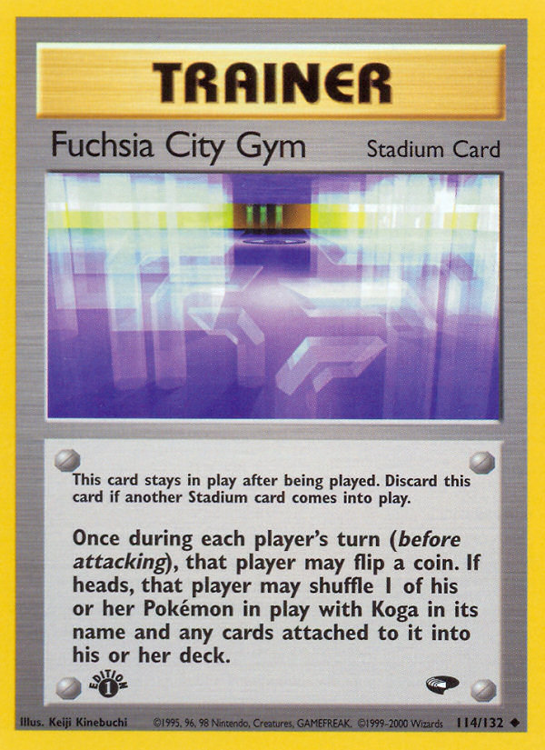 Fuchsia City Gym (114/132) [Gym Challenge 1st Edition] | Cracking-Singles