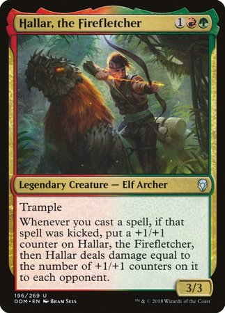 Hallar, the Firefletcher [Dominaria] | Cracking-Singles