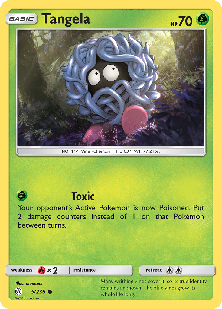 Tangela (5/236) [Sun & Moon: Cosmic Eclipse] | Cracking-Singles