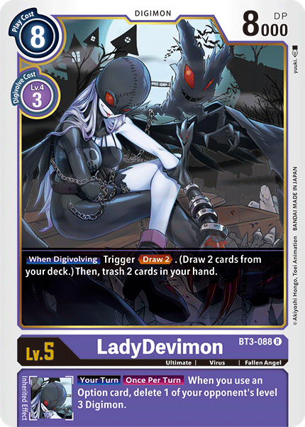 LadyDevimon [BT3-088] [Release Special Booster Ver.1.5] | Cracking-Singles