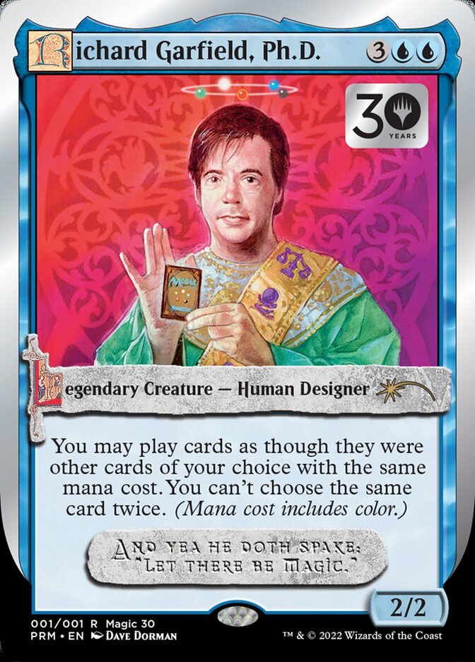 Richard Garfield, Ph.D. [30th Anniversary Promos] | Cracking-Singles