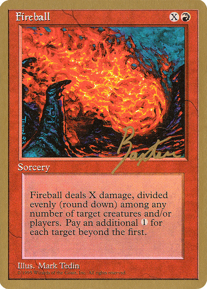 Fireball (George Baxter) [Pro Tour Collector Set] | Cracking-Singles