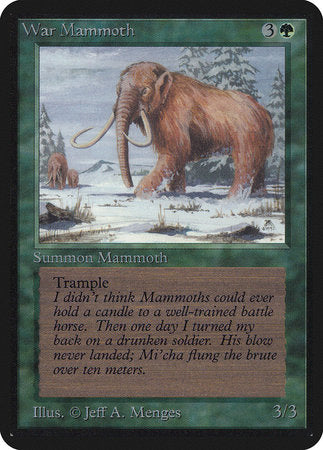 War Mammoth [Limited Edition Alpha] | Cracking-Singles