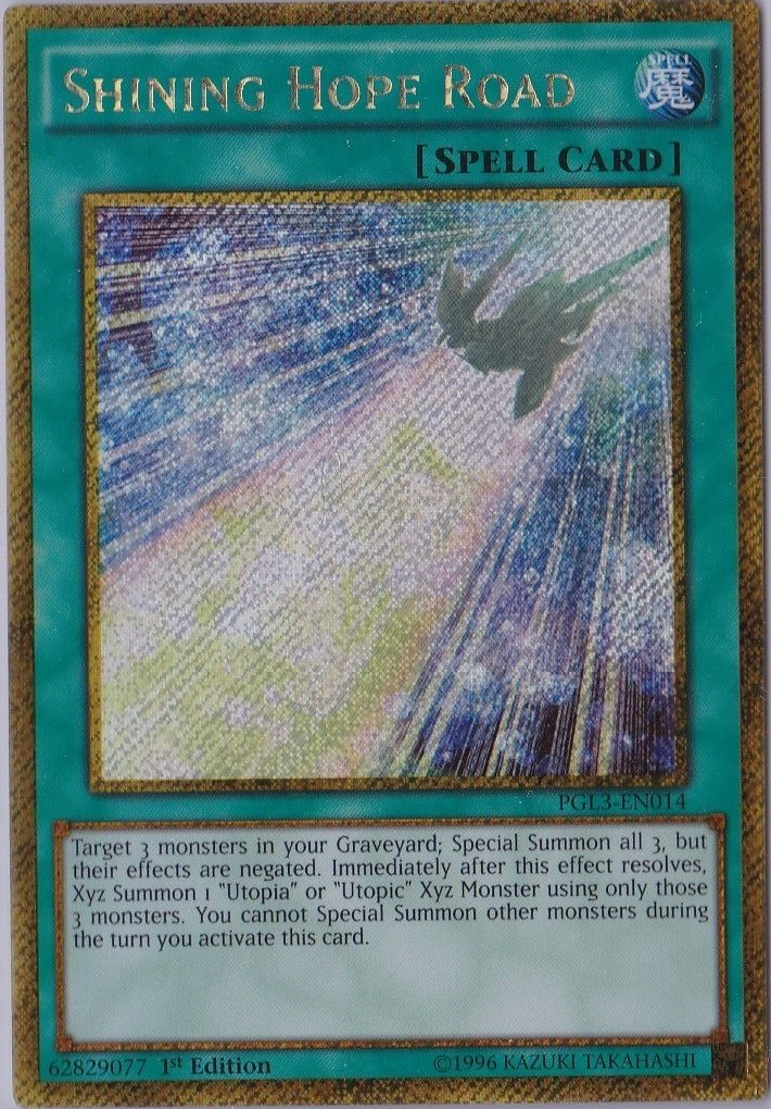 Shining Hope Road [PGL3-EN014] Gold Secret Rare | Cracking-Singles