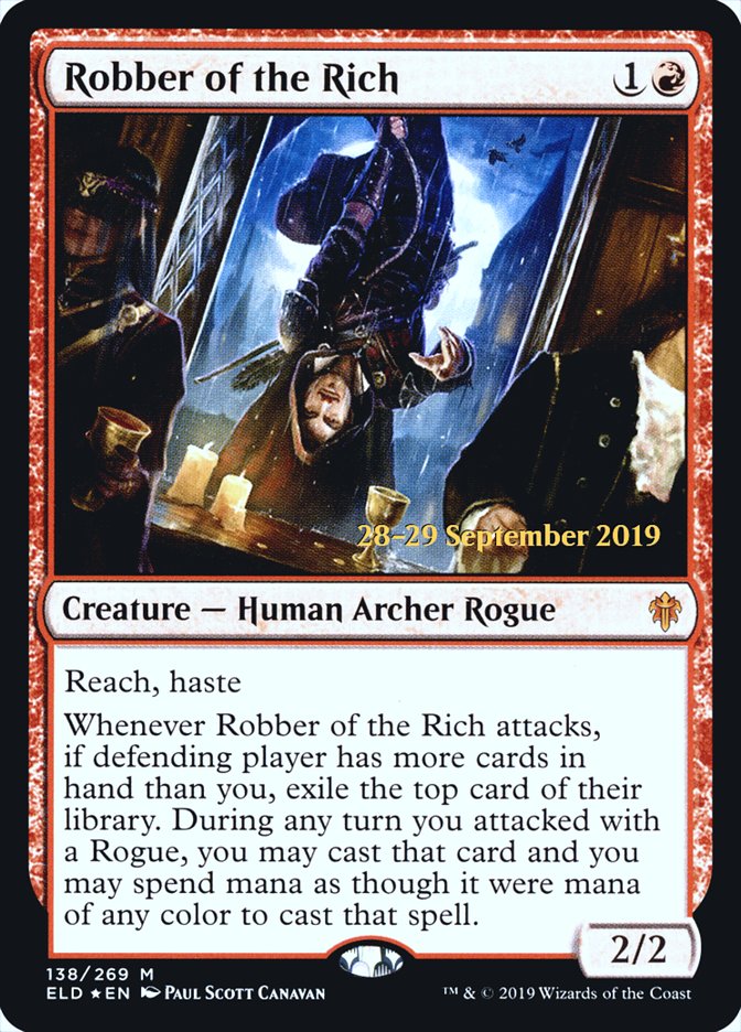 Robber of the Rich  [Throne of Eldraine Prerelease Promos] | Cracking-Singles