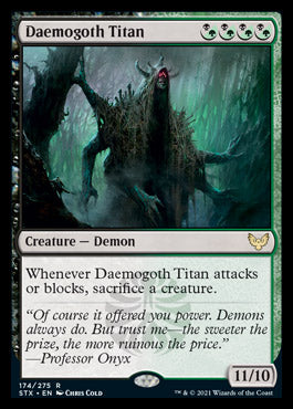 Daemogoth Titan [Strixhaven: School of Mages] | Cracking-Singles