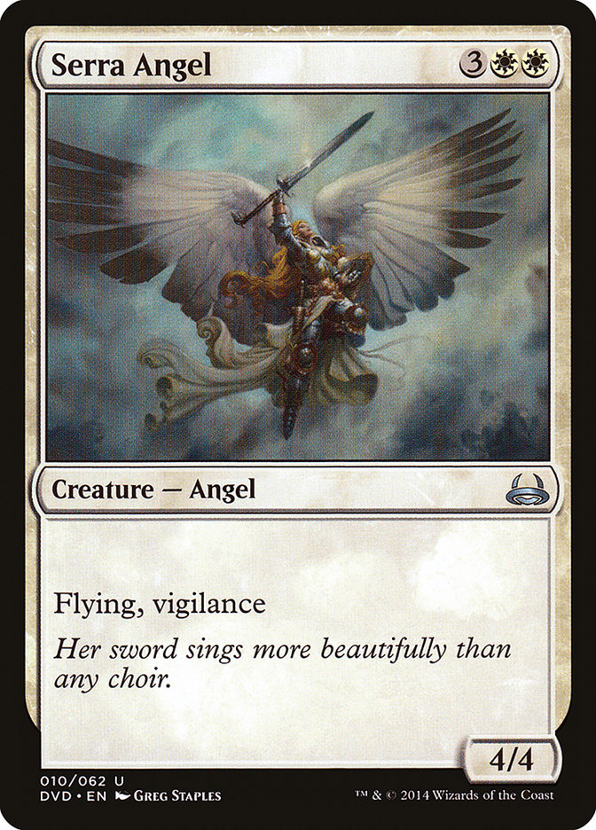 Serra Angel (Divine vs. Demonic) [Duel Decks Anthology] | Cracking-Singles