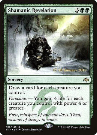 Shamanic Revelation [Fate Reforged Promos] | Cracking-Singles