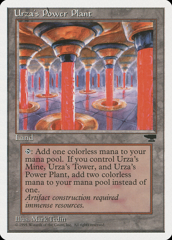 Urza's Power Plant (Red Columns) [Chronicles] | Cracking-Singles