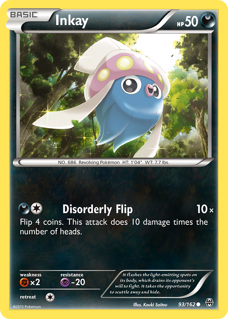 Inkay (93/162) [XY: BREAKthrough] | Cracking-Singles