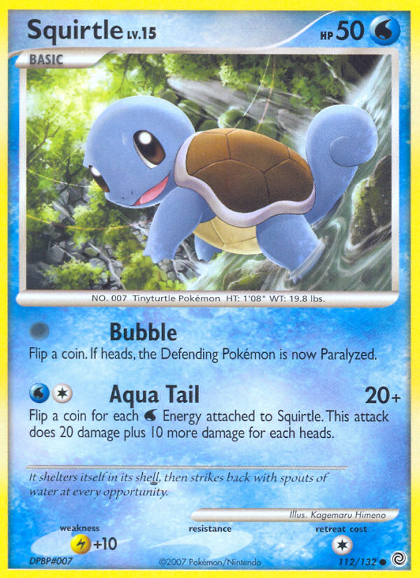 Squirtle (112/132) [Diamond & Pearl: Secret Wonders] | Cracking-Singles