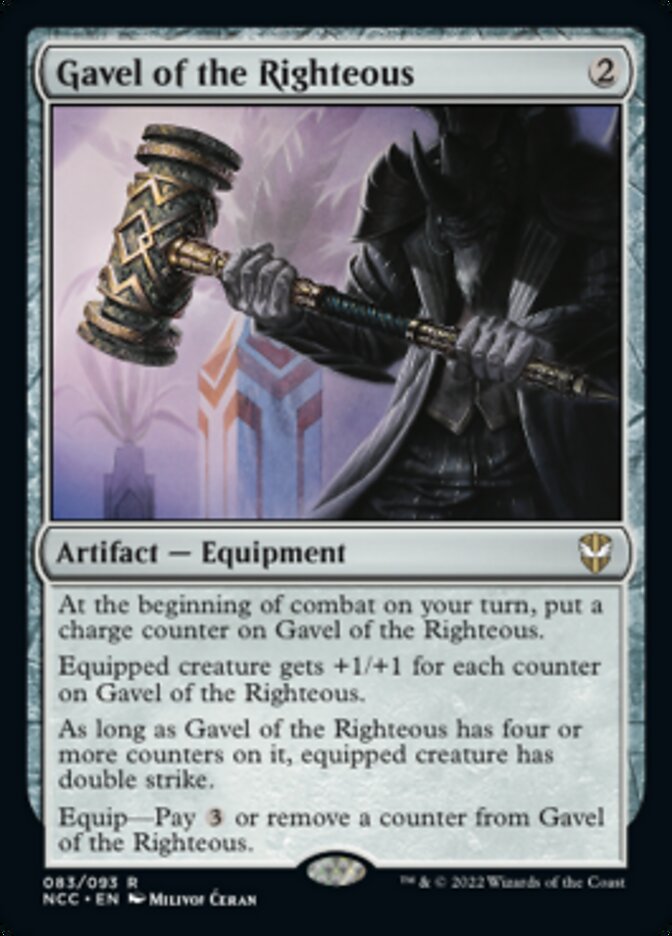 Gavel of the Righteous [Streets of New Capenna Commander] | Cracking-Singles