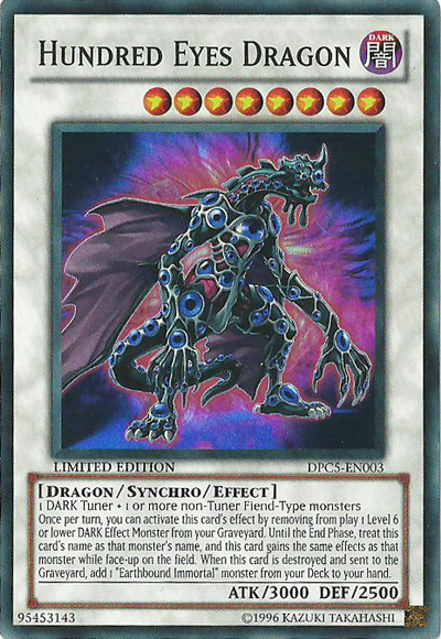 Hundred Eyes Dragon [DPC5-EN003] Super Rare | Cracking-Singles