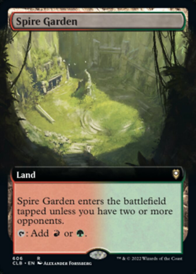 Spire Garden (Extended Art) [Commander Legends: Battle for Baldur's Gate] | Cracking-Singles