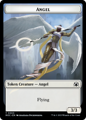 Angel (3) // Demon Double-Sided Token [March of the Machine Commander Tokens] | Cracking-Singles