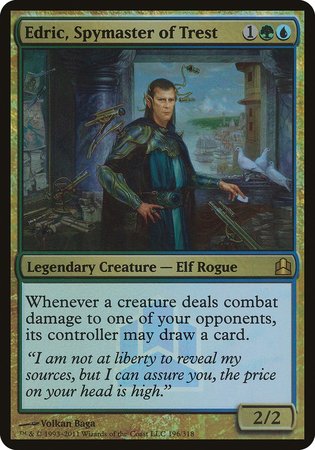 Edric, Spymaster of Trest (Commander Launch Promo) [Commander 2011 Launch Party] | Cracking-Singles