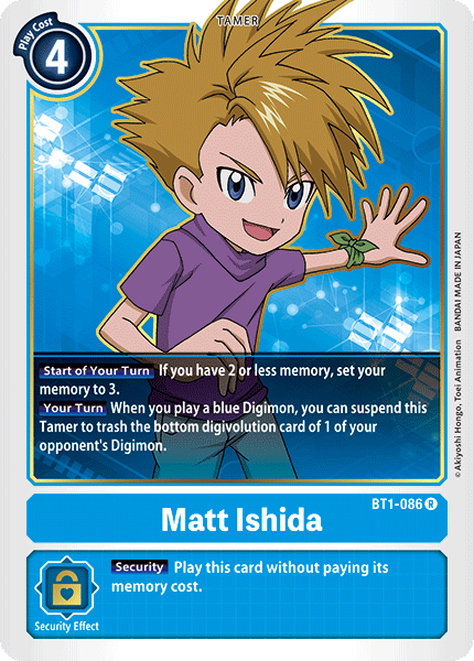 Matt Ishida [BT1-086] [Release Special Booster Ver.1.0] | Cracking-Singles