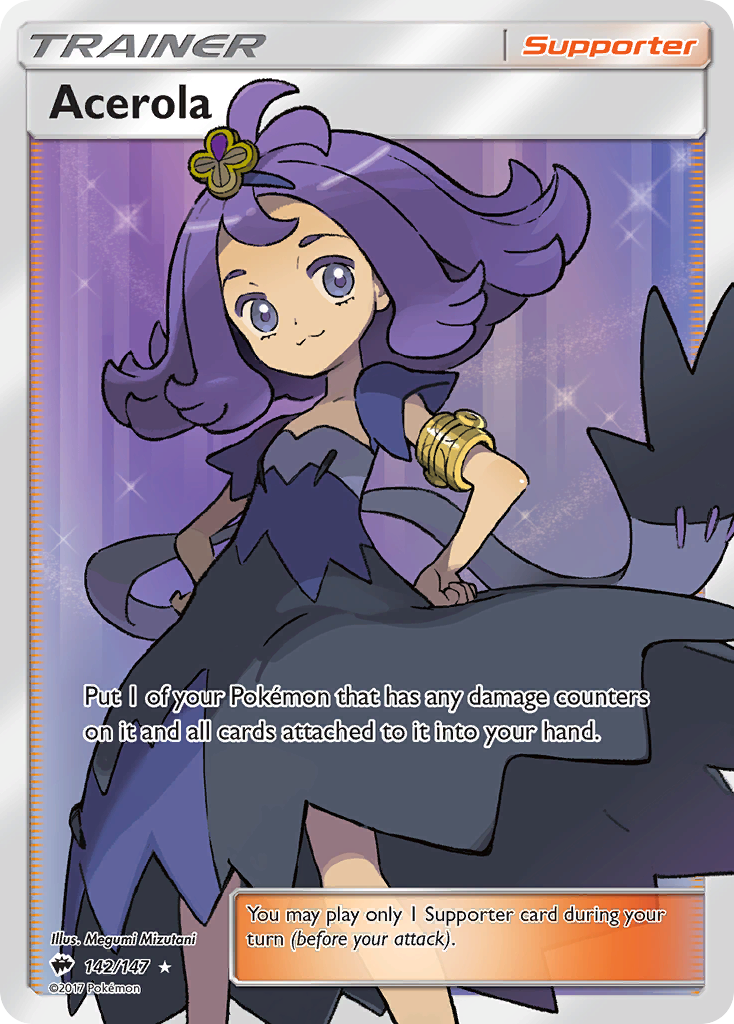 Acerola (142/147) [Sun & Moon: Burning Shadows] | Cracking-Singles