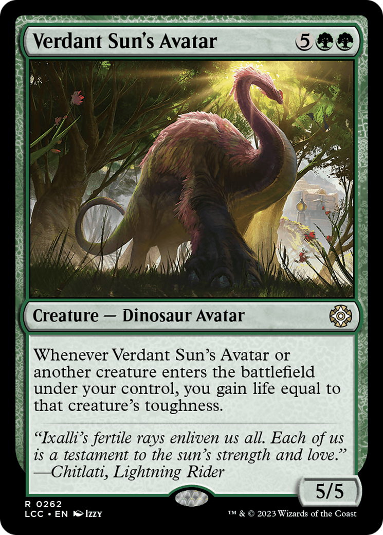 Verdant Sun's Avatar [The Lost Caverns of Ixalan Commander] | Cracking-Singles