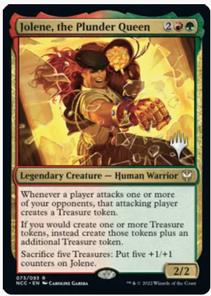 Jolene, the Plunder Queen (Promo Pack) [Streets of New Capenna Commander Promos] | Cracking-Singles