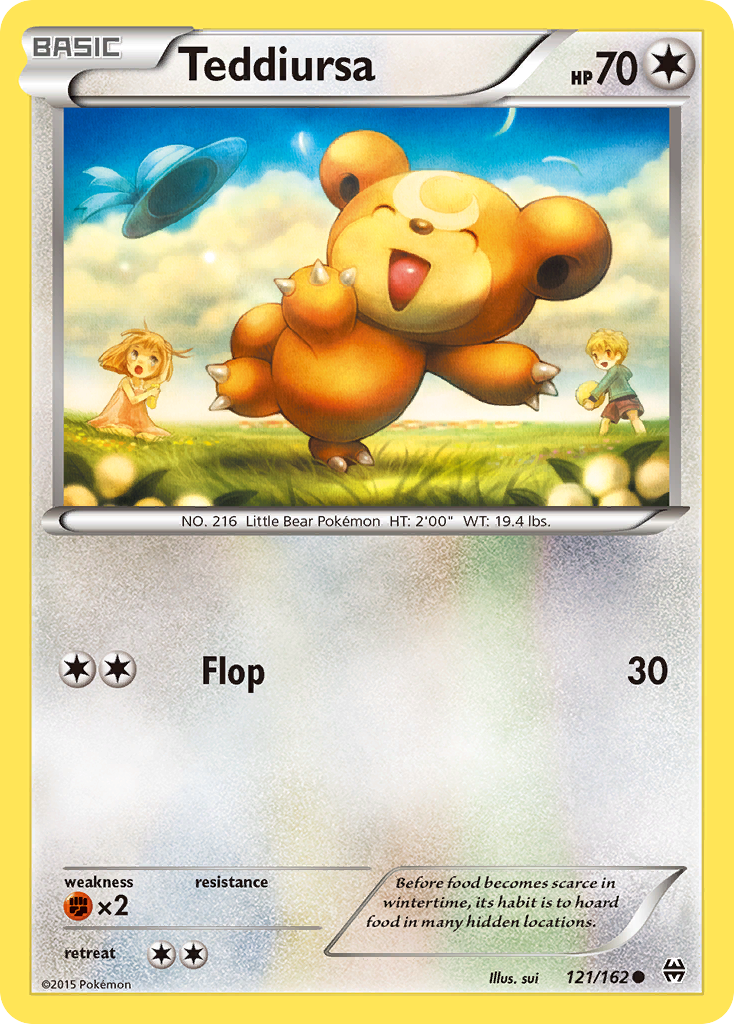 Teddiursa (121/162) [XY: BREAKthrough] | Cracking-Singles