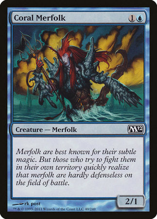 Coral Merfolk [Magic 2012] | Cracking-Singles