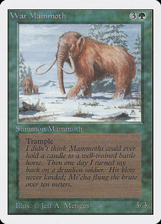 War Mammoth [Unlimited Edition] | Cracking-Singles