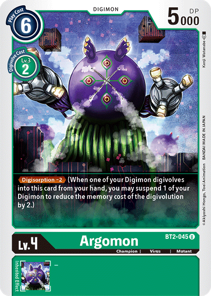 Argomon [BT2-045] [Release Special Booster Ver.1.5] | Cracking-Singles