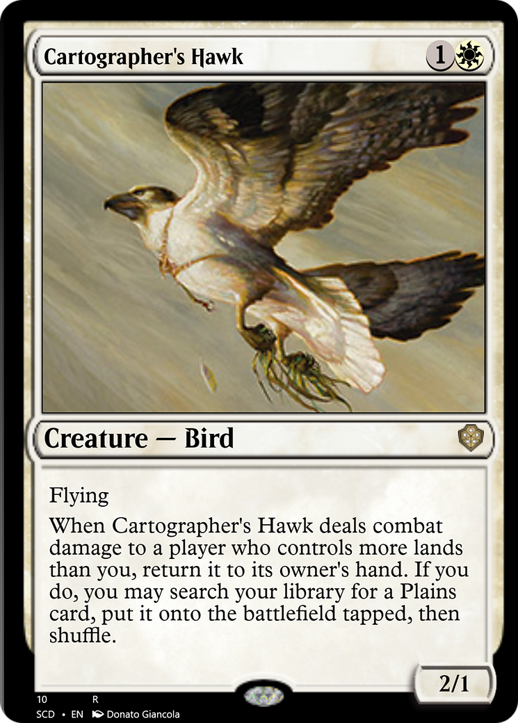 Cartographer's Hawk [Starter Commander Decks] | Cracking-Singles