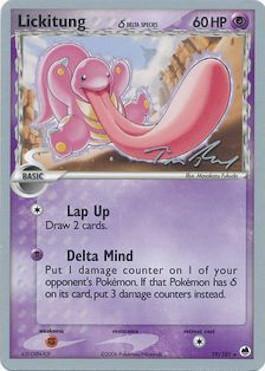 Lickitung (19/101) (Delta Species) (Legendary Ascent - Tom Roos) [World Championships 2007] | Cracking-Singles