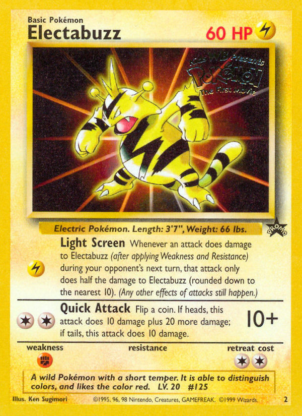 Electabuzz (2) [Wizards of the Coast: Black Star Promos] | Cracking-Singles