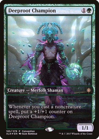 Deeproot Champion (2018 Convention Exclusive) [Ixalan Promos] | Cracking-Singles