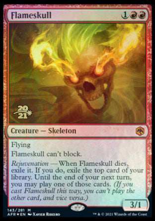 Flameskull [Dungeons & Dragons: Adventures in the Forgotten Realms Prerelease Promos] | Cracking-Singles