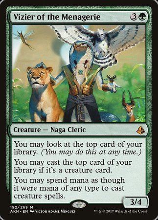 Vizier of the Menagerie [Amonkhet] | Cracking-Singles