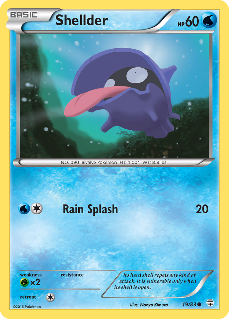 Shellder (19/83) [XY: Generations] | Cracking-Singles